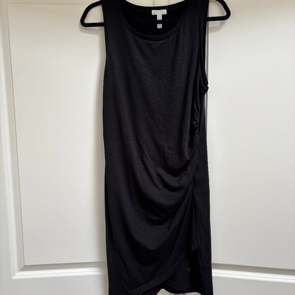 Leith Black ruched dress - Large - Picture 3 of 6